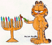 Garfield's Menorah
